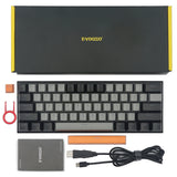 Key Mechanical Keyboard Two Colors Key CAP Computer E-sports Game MonochromeRGB Light