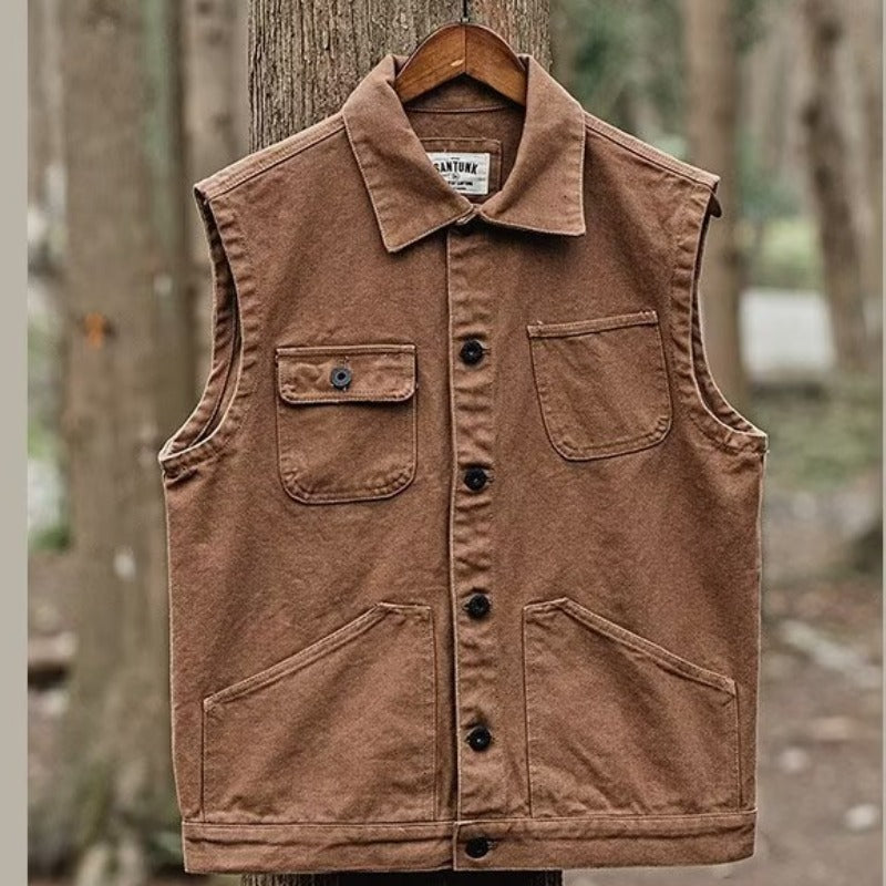 Однобортное пальто с лацканами