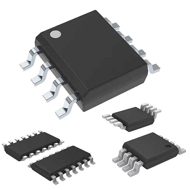 Minimalist Electronic Integrated Circuit Chip Components
