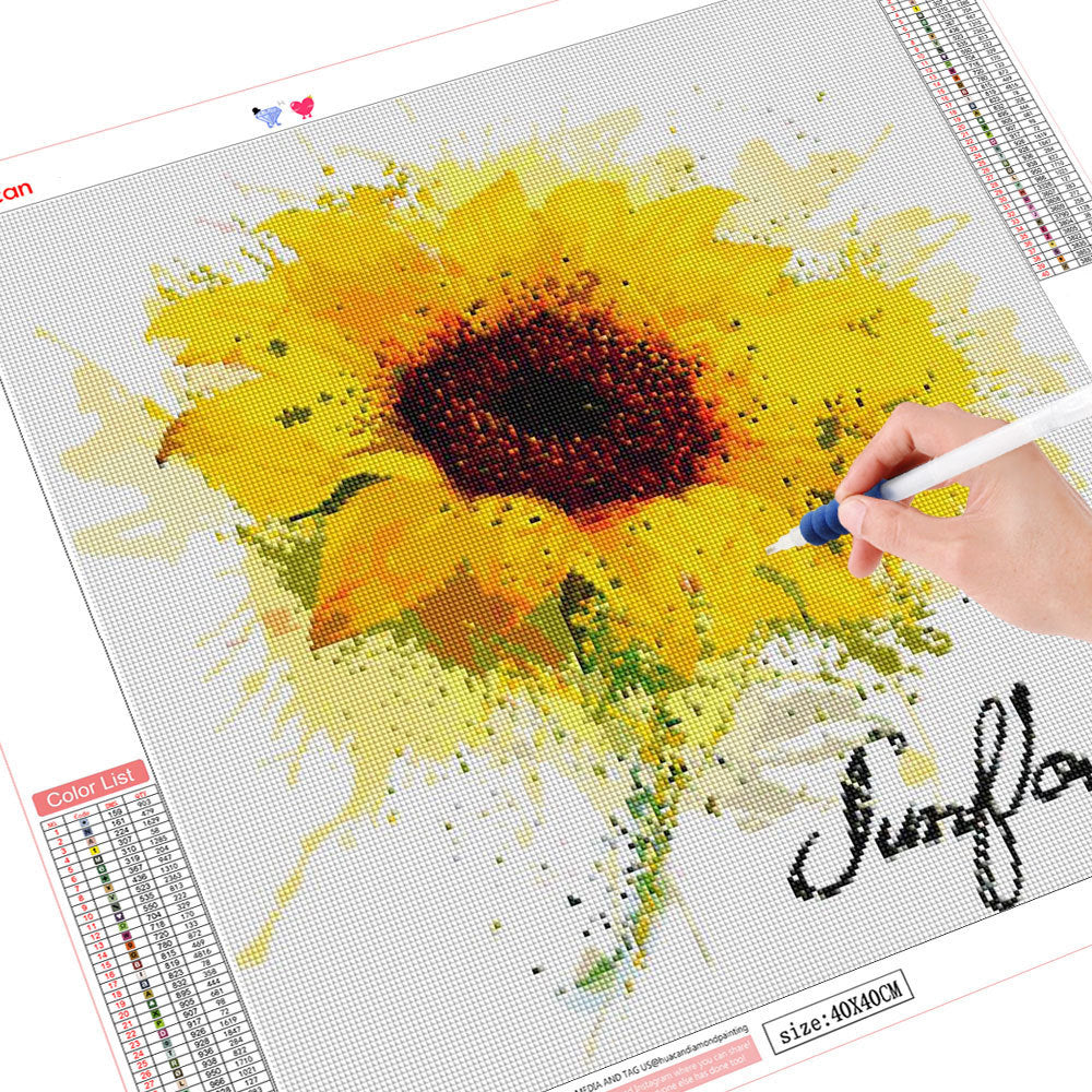 Fashion Diamond Painting Sunflower Mosaic Needlework