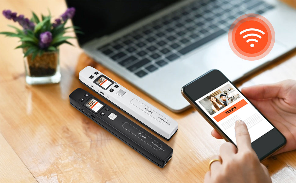 Handheld Scanner High Definition Black And White Color