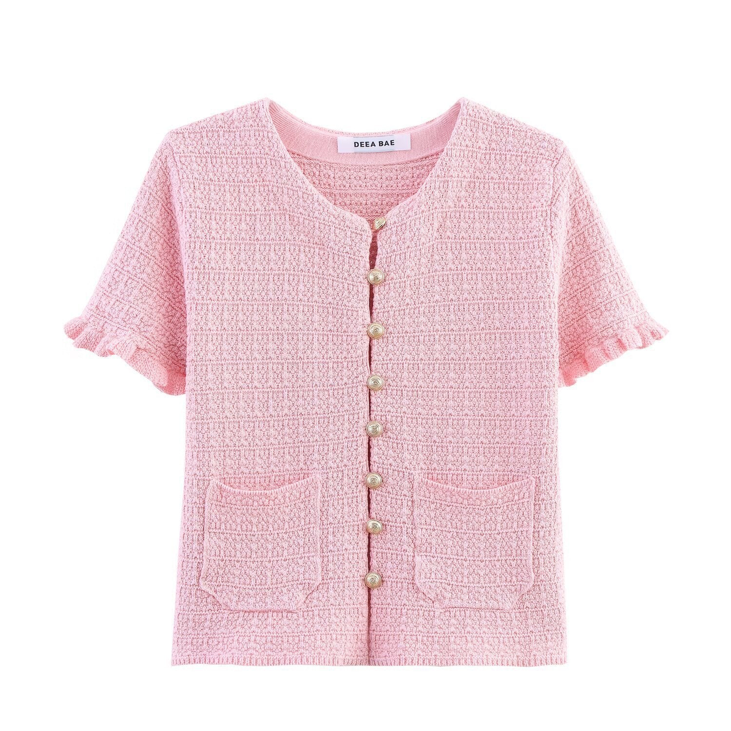 Tank-top Skirt Knitted Cardigan Three-piece Set
