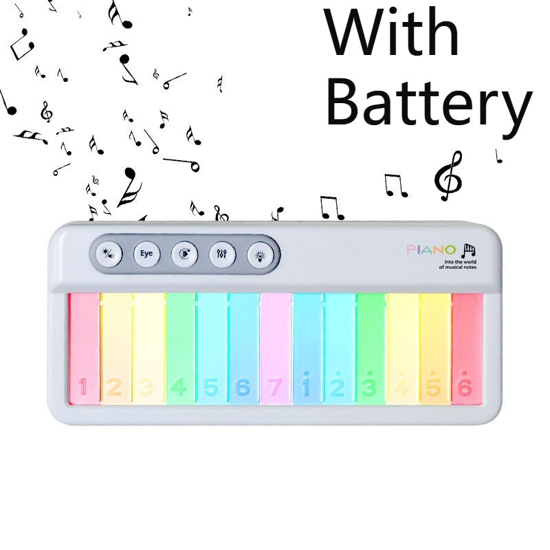 Rainbow Light Touch Screen Children's Electronic Keyboard Toy