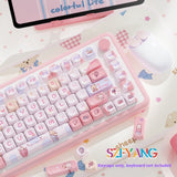 Sweet Cotton Candy Original Key Cap Personality Fit Mechanical Keyboard