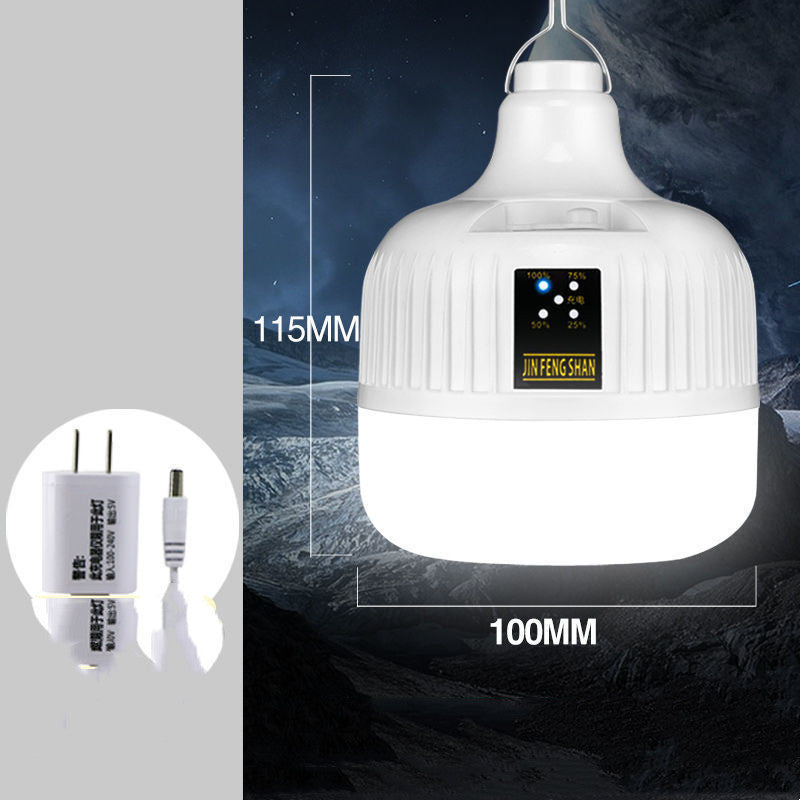 Super Bright Rechargeable Light Bulbs Night Market Stall Household Emergency