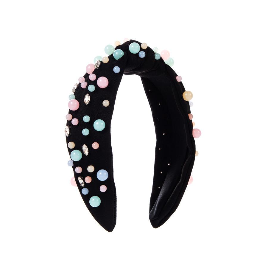Fashion Candy Color Resin Beading Headband
