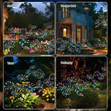 Solar Ground Copper Wire Fireworks Lighting Chain Garden Decoration Lawn Lamp