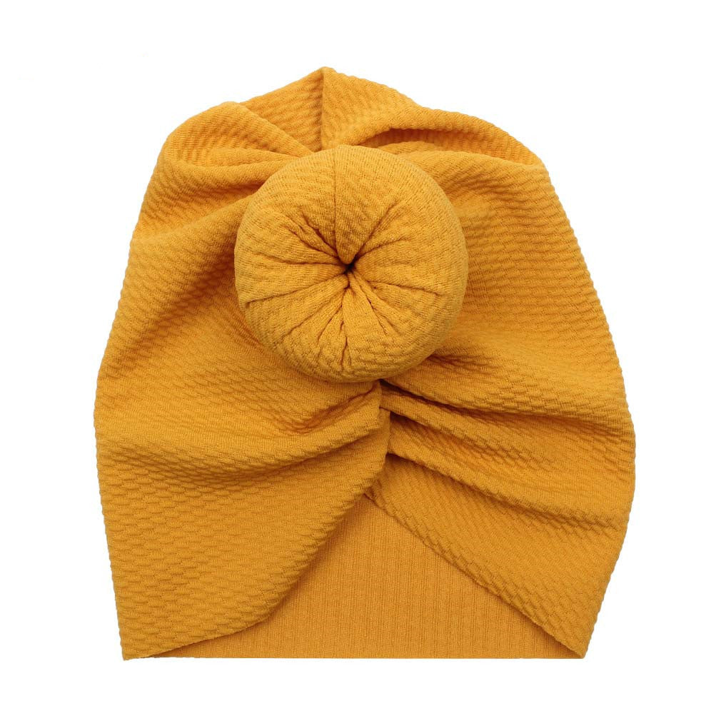 Baby Waffle Headband Indian Hat Round Ball Headband Children's Hair Accessories