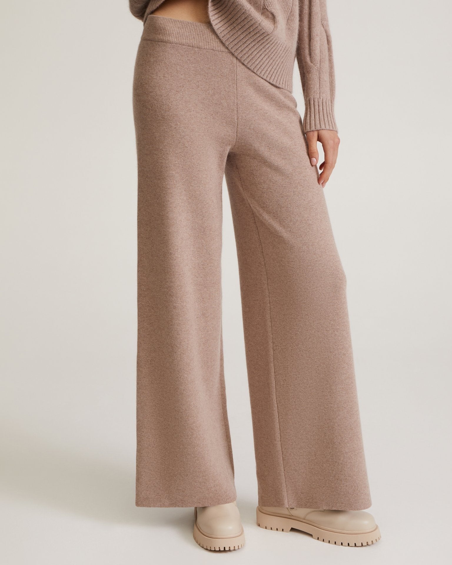 Long Sleeve Autumn And Winter Turtleneck Sweater Women's Two-piece Loose