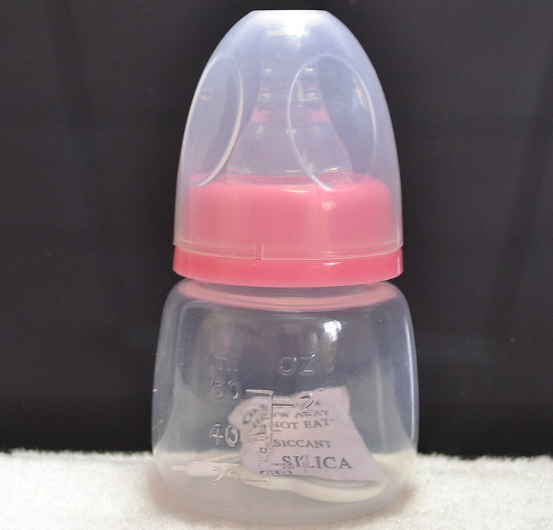 Stereoscopic Sucking PP Silica Gel Baby Care Bottle