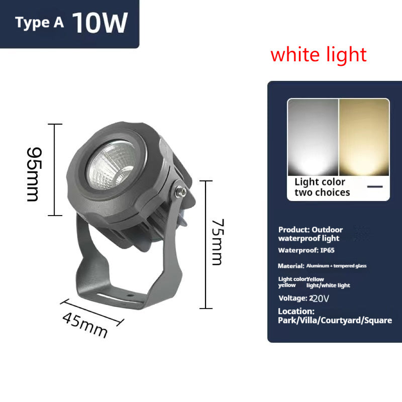Garden Tree Landscape Spotlight Led Plug-in Lawn Lamp