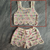 Cutout Sling Summer New Fashion Crochet Knitting Suit