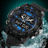 Dual Display Multifunctional Waterproof Electronic Watch Outdoor Sports