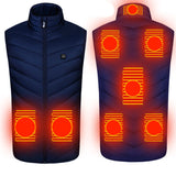 8 Zone Smart Electric Vest Men Women Cotton Coat One Style