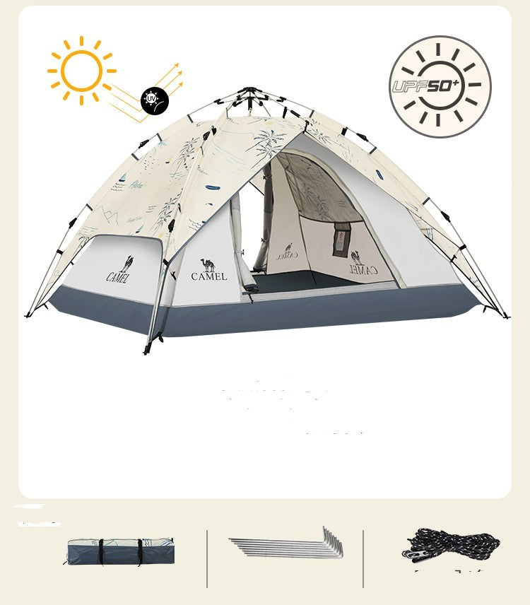 Таҷҳизоти хаймазании ғафсшудаи худкори қатшавандаи Picnic Rainproof Beach