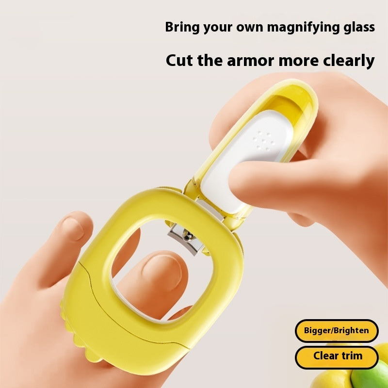 Safety Anti-pinch Newborn Baby Nail Scissors Artifact