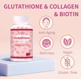 Glutathione Collagen Gummies Cherry 