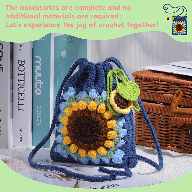 Crochet Hand Knitting Portable Knitting Bag