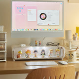Computer Monitor Elevated Rack Multi-functional Storage Rack