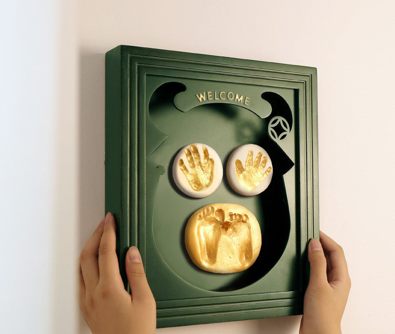 Hand And Foot Print Mud Hand And Foot Print Permanent Lanugo Souvenir Making Baby Full Moon Gift
