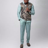 Ethnic Style Fashionable Custom Casual Men Suit