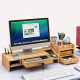 Computer Monitor Rack Drawer Neck Protection Storage Box