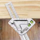 Triangular Level Multifunctional Woodworking Triangle Ruler Angle Ruler Revolutionary Carpentry Tool Measuring Tools