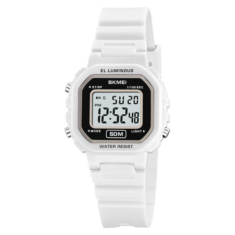 Student Outdoor Sports Electronic Watch Multifunctional Waterproof Luminous