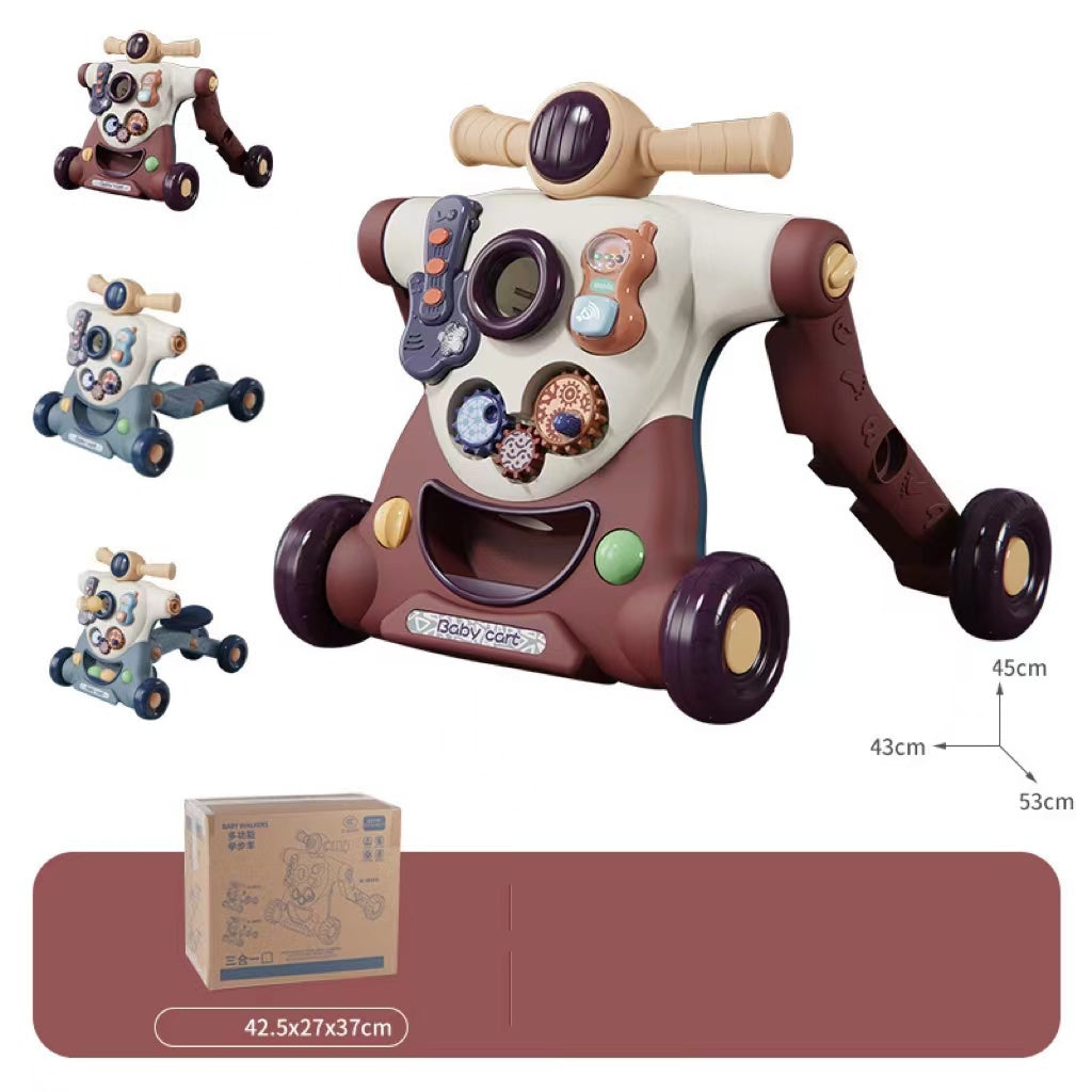 Baby Stroller Toy Multi-function Sliding Roller Coaster