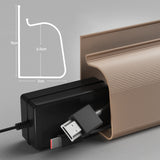 Computer Desk Bottom Cable Management Rack Storage Slot