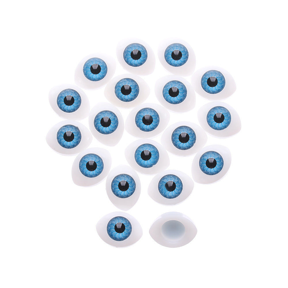 Boat-shaped Resin Eyeballs Toy Dolls DIY Accessories