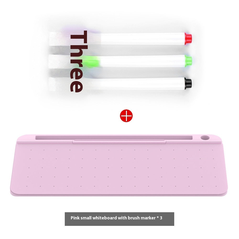 Computer Desktop Keyboard Whiteboard Writing Portable Storage Box