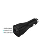 Car Fast Charge QC30 Single Port USB Car Charger Smart Vehicle-mounted Mobile Phone Charger