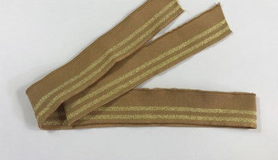 Threaded Fabric Collar Garment Accessories Ribbed