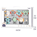 Baby Early Education Grasping Training Teether Chewable Toy