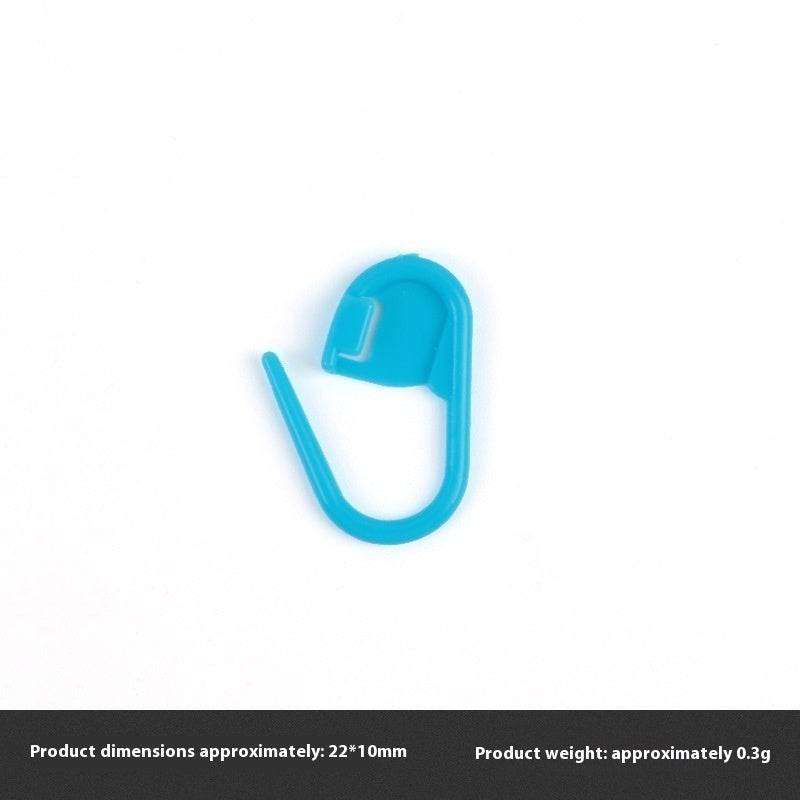 Colorful Plastic Buckle Handmade DIY Knitting Tools Love Heart  Marker Crochet