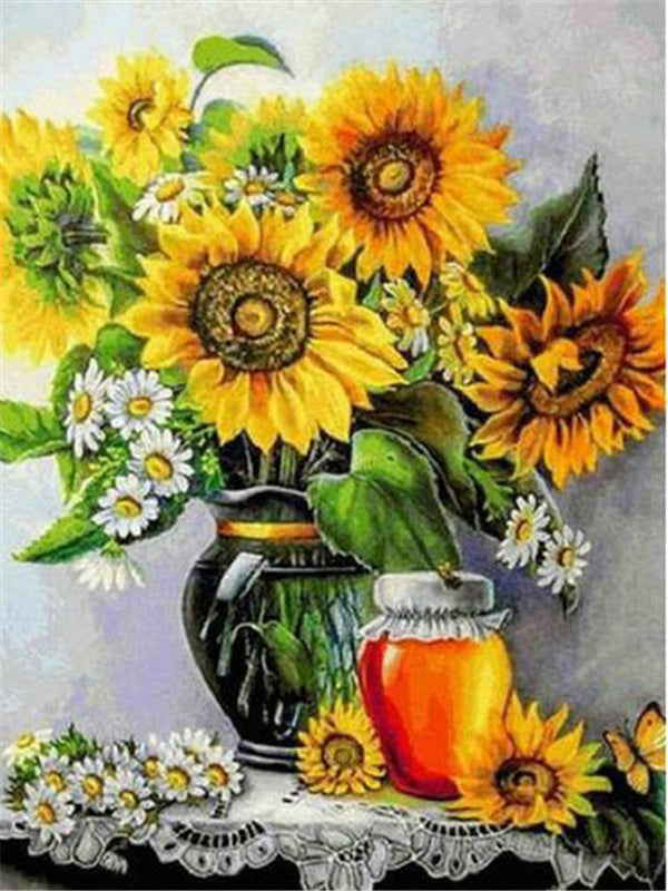 Fashion Diamond Painting Sunflower Mosaic Needlework