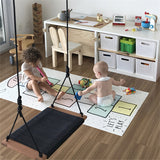 Nordic Style Digital Checkered Carpet Hopscotch Game Mat