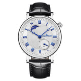 Sun Moon Star Waterproof Watch Two-pin Half Men's Watch