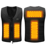 Electric Heating Double Code V-neck Intelligent Constant Temperature Warm Vest