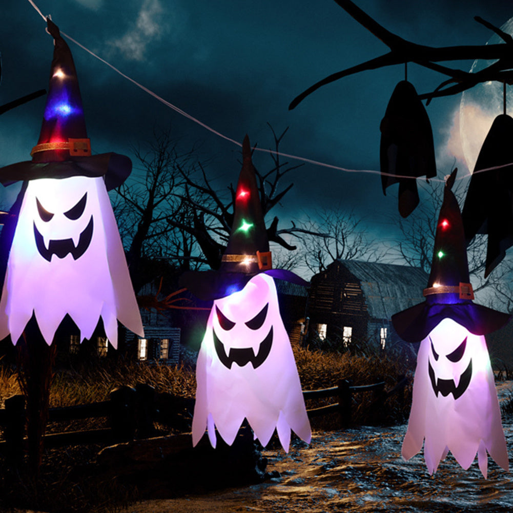 Хеллоуин Иди Ороиши чароғҳо матои Арт Рӯҳулкудс Halloween сатр чароғҳои