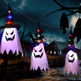 Хеллоуин Иди Ороиши чароғҳо матои Арт Рӯҳулкудс Halloween сатр чароғҳои