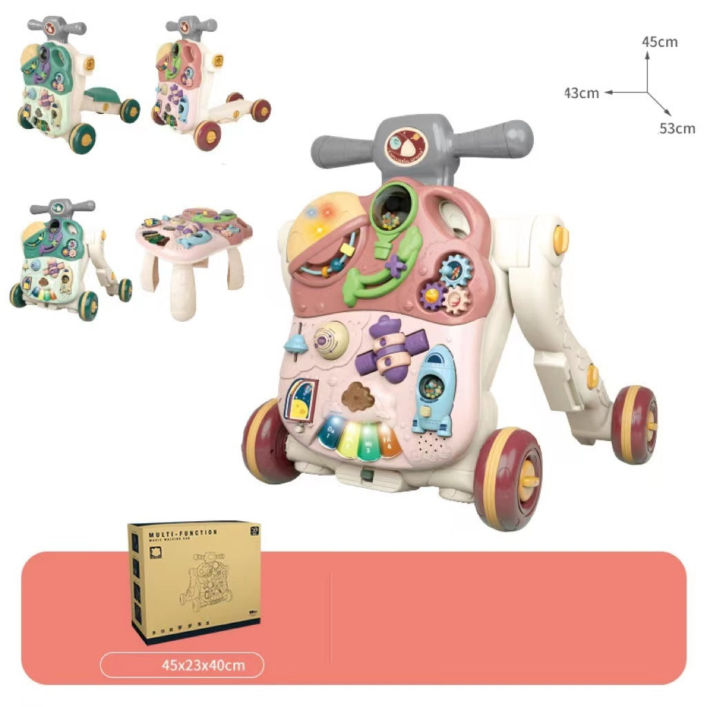 Baby Stroller Toy Multi-function Sliding Roller Coaster