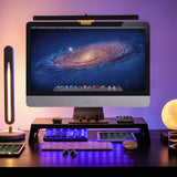 Computer Monitor Increase Rack USB Storage Base
