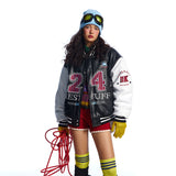 Куртка для летчиков с вышивкой из пастой