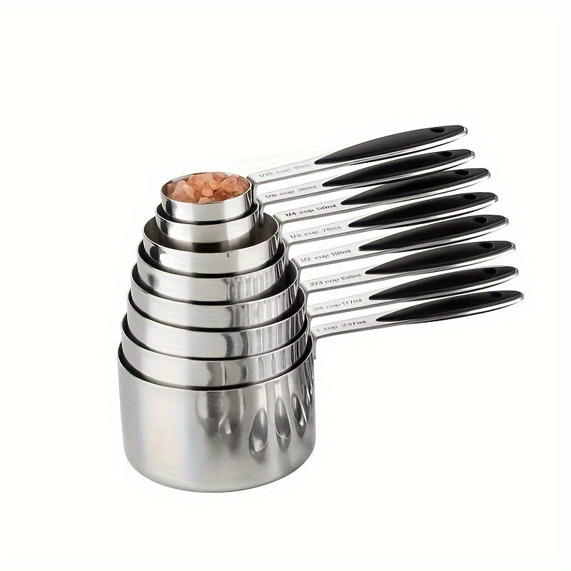Color Silicone Handle Stainless Steel Measuring Cup