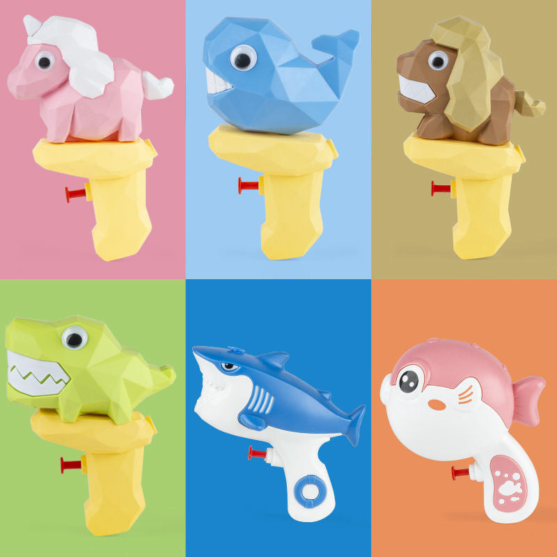 Baby Dinosaur Water Gun Toys For Kids Summer Beach Squirt Blaster Pistol Spray Bath Swim Game Toy For Children Shower Tool