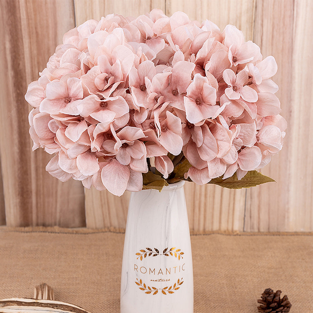 Гулҳои сунъии Hydrangea Филиали хона Ороиши тӯйи Тирамоҳ
