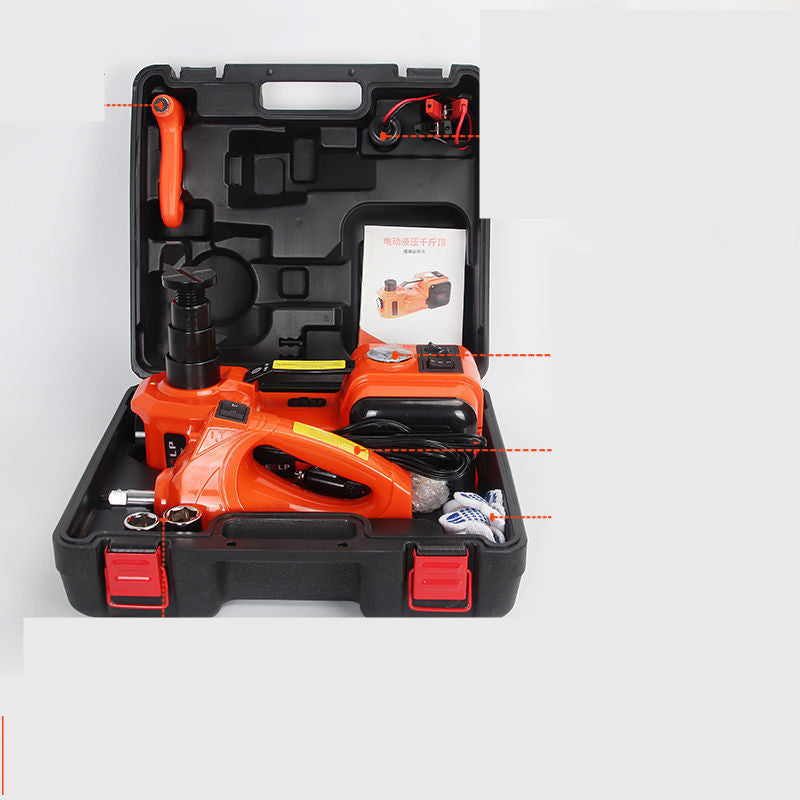 Electric Hydraulic Jack 12v Car Tire Changing Artifact Intelligent Air  Wrench Set