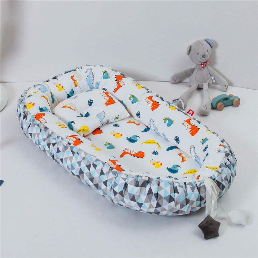 Change Pilch Baby Pillow Travel Crib Folding Removable Washable